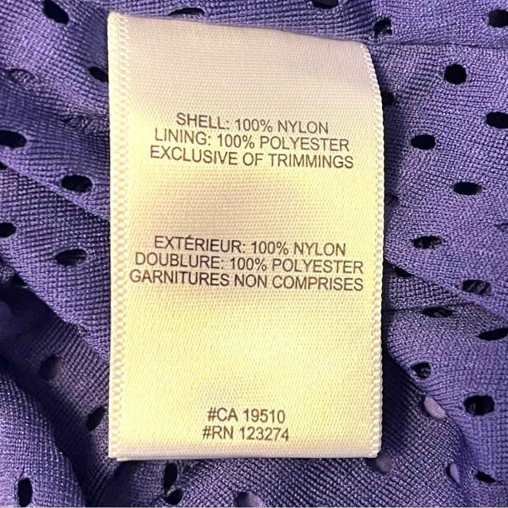 Lole Lightweight Mesh Lined Nylon Windbreaker Jacket with Hood in Violet Small - Picture 16 of 16
